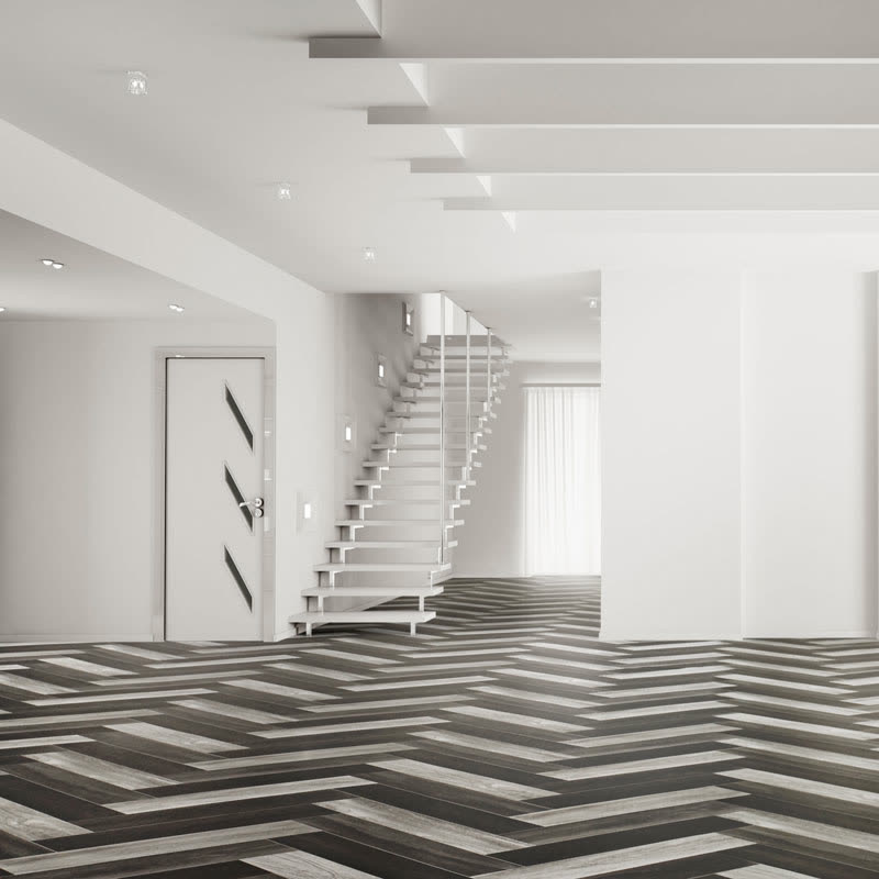 Expressions Vinyl fitted in a room