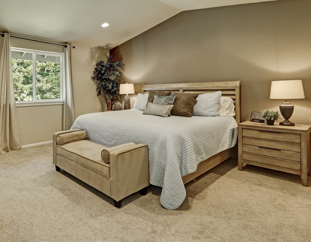 Saxony Carpets fitted in a room
